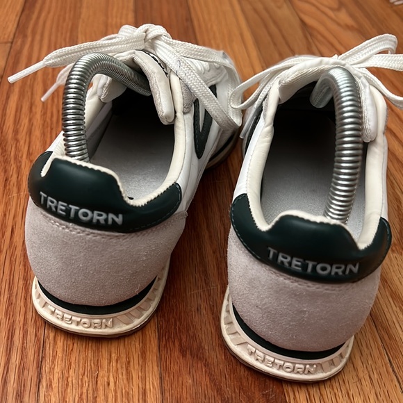 Tretorn Rawlins 2.0 Casual Sneakers White / Cream / Green Women's 8 - Picture 4 of 16